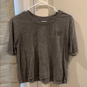 Vans Gray Crop Top